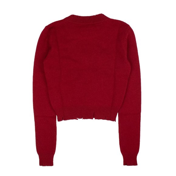 AMIRI Red Classic Cashmere Crewneck Size S $890 - Picture 3 of 4